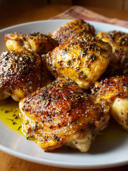 Chicken quarters cooked in the instant pot.