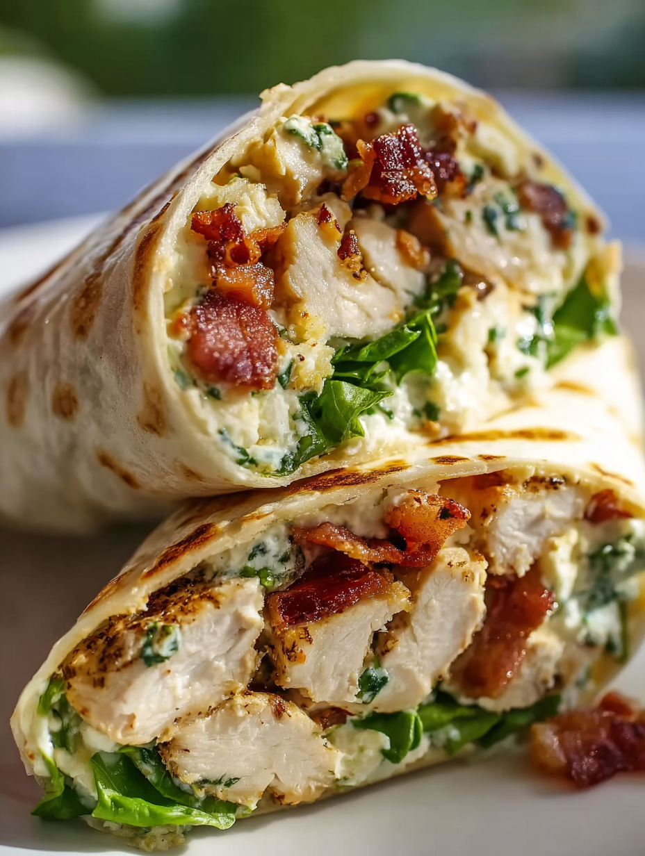 A sandwich with bacon and lettuce.