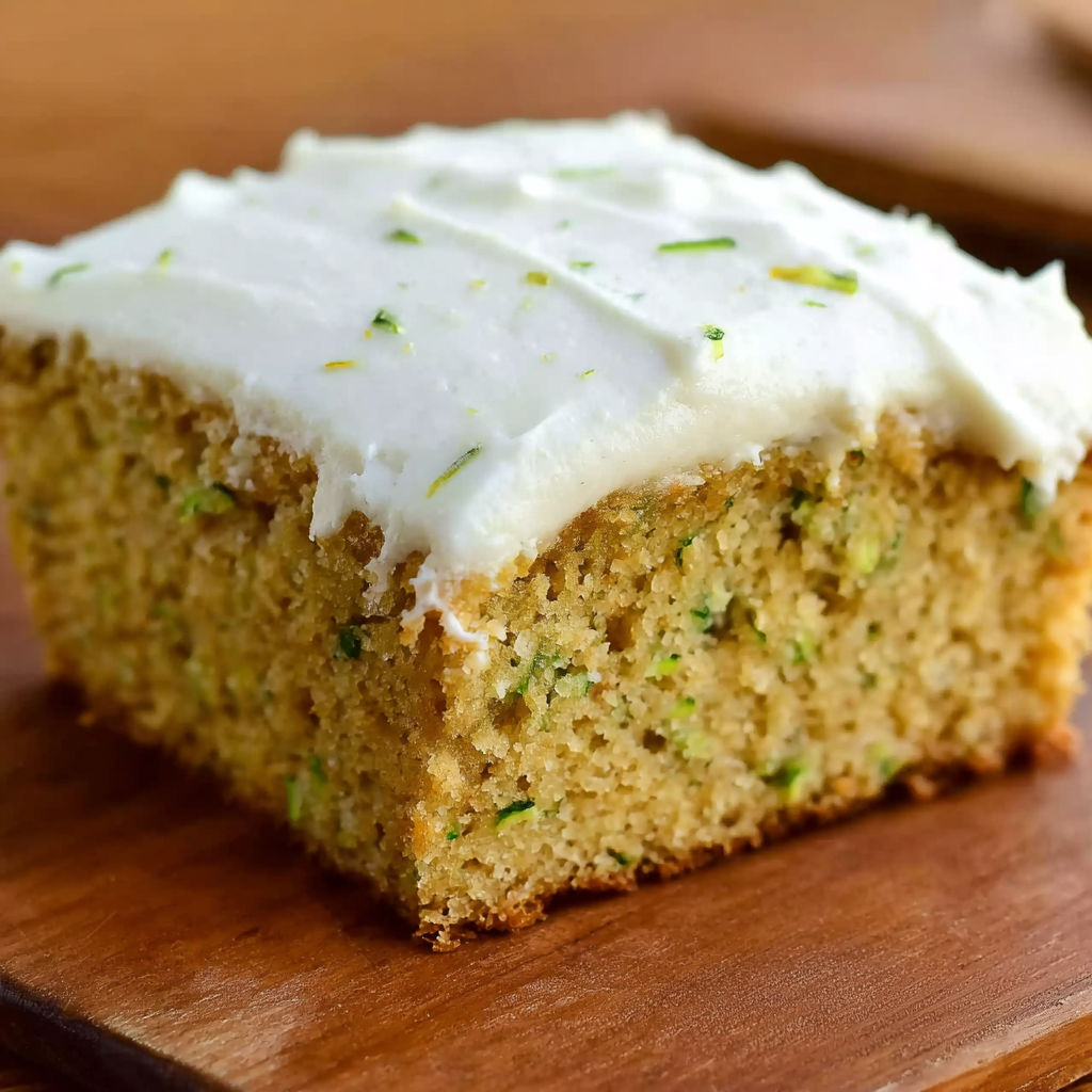 A slice of cake with white frosting.
