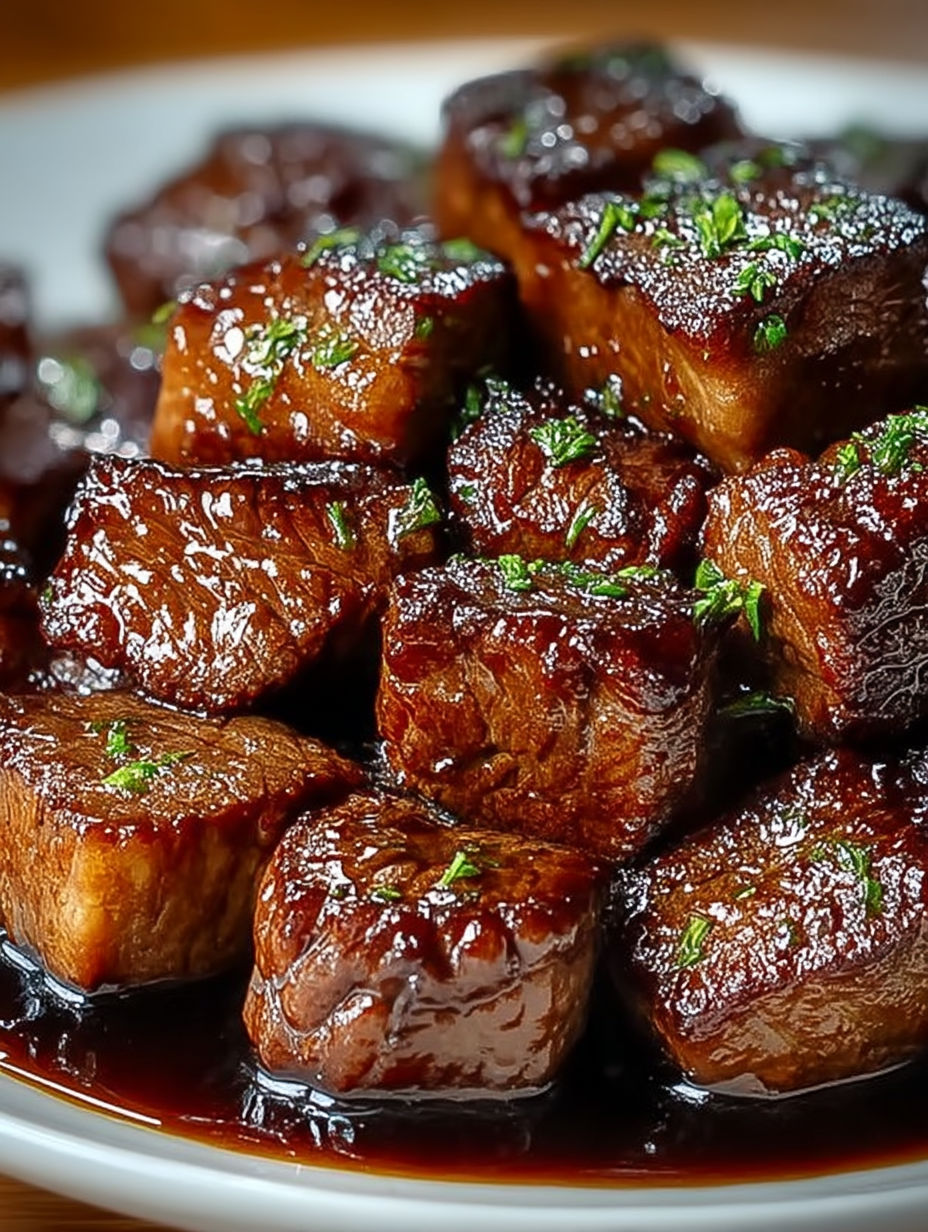 Slow cooked beef dinner with gravy.