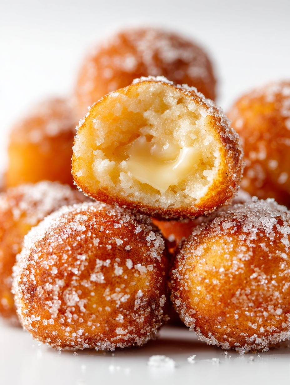 Air fryer pumpkin donut holes.