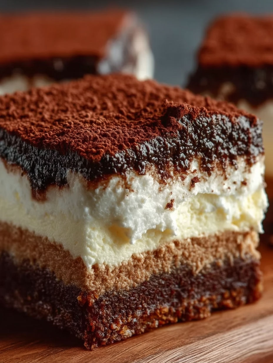 A slice of chocolate cake with white frosting.
