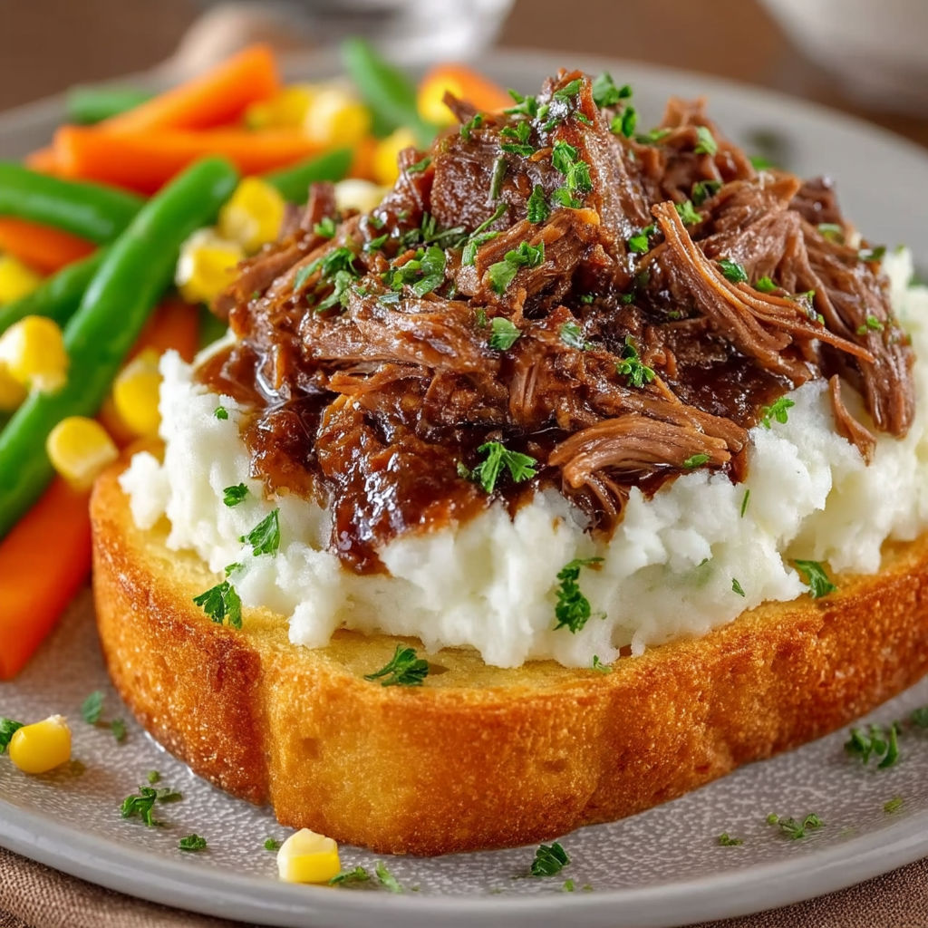A plate of food with meat and vegetables.