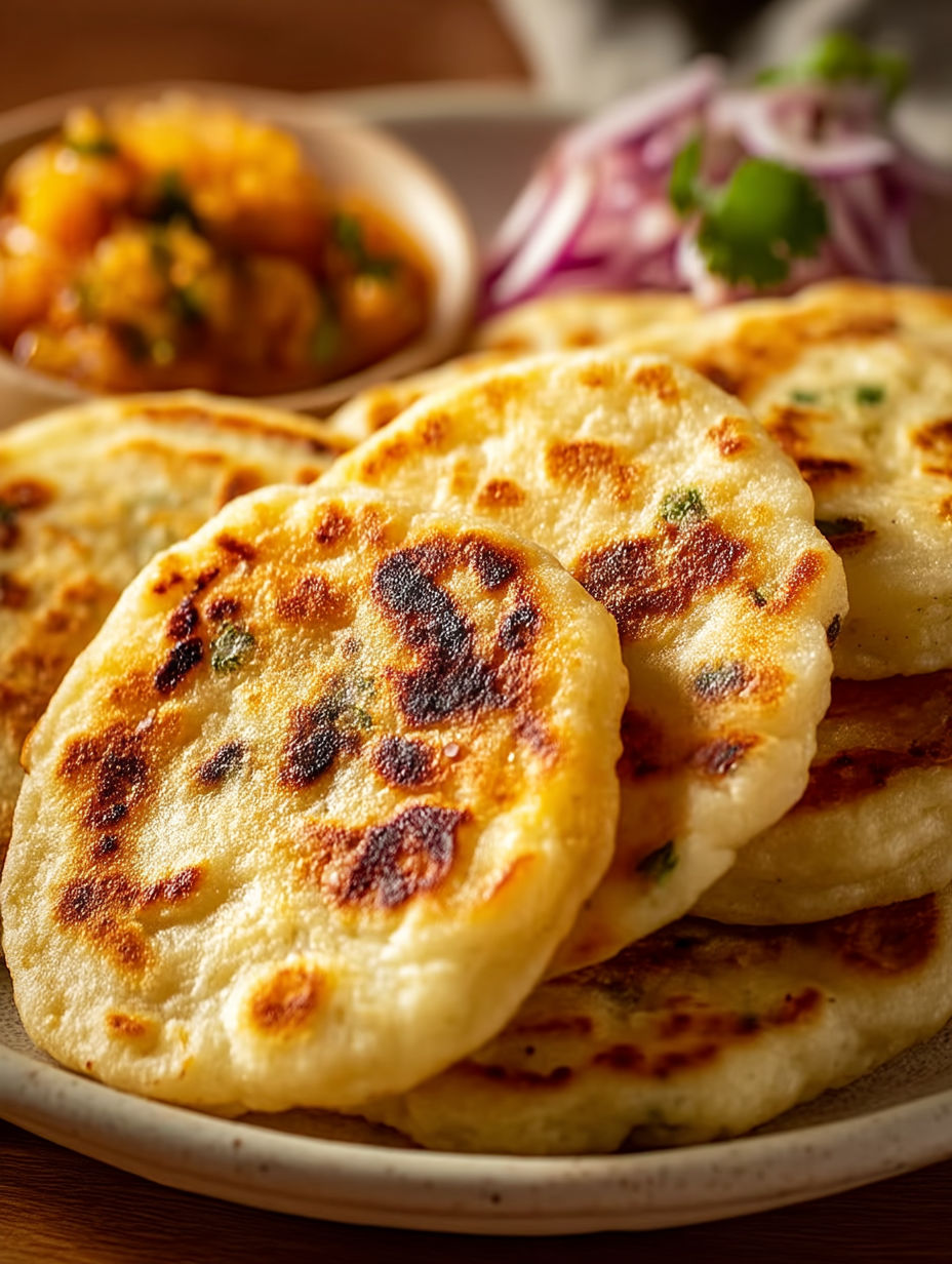A plate of food with a variety of food items on it.