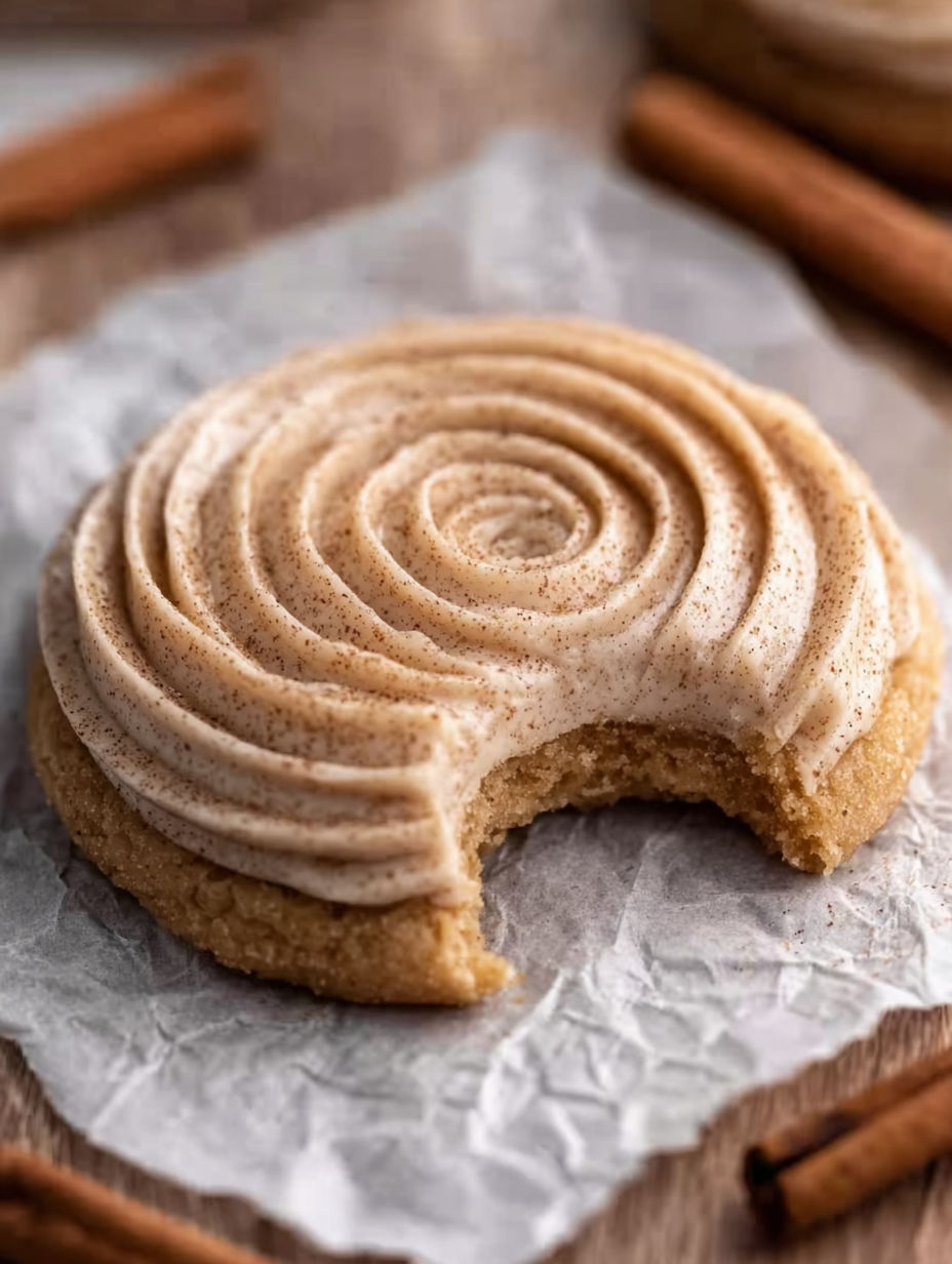 A half eaten cookie with a crumbly texture.