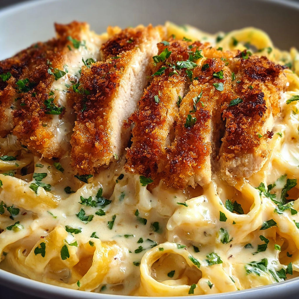 A bowl of pasta with chicken and cheese.