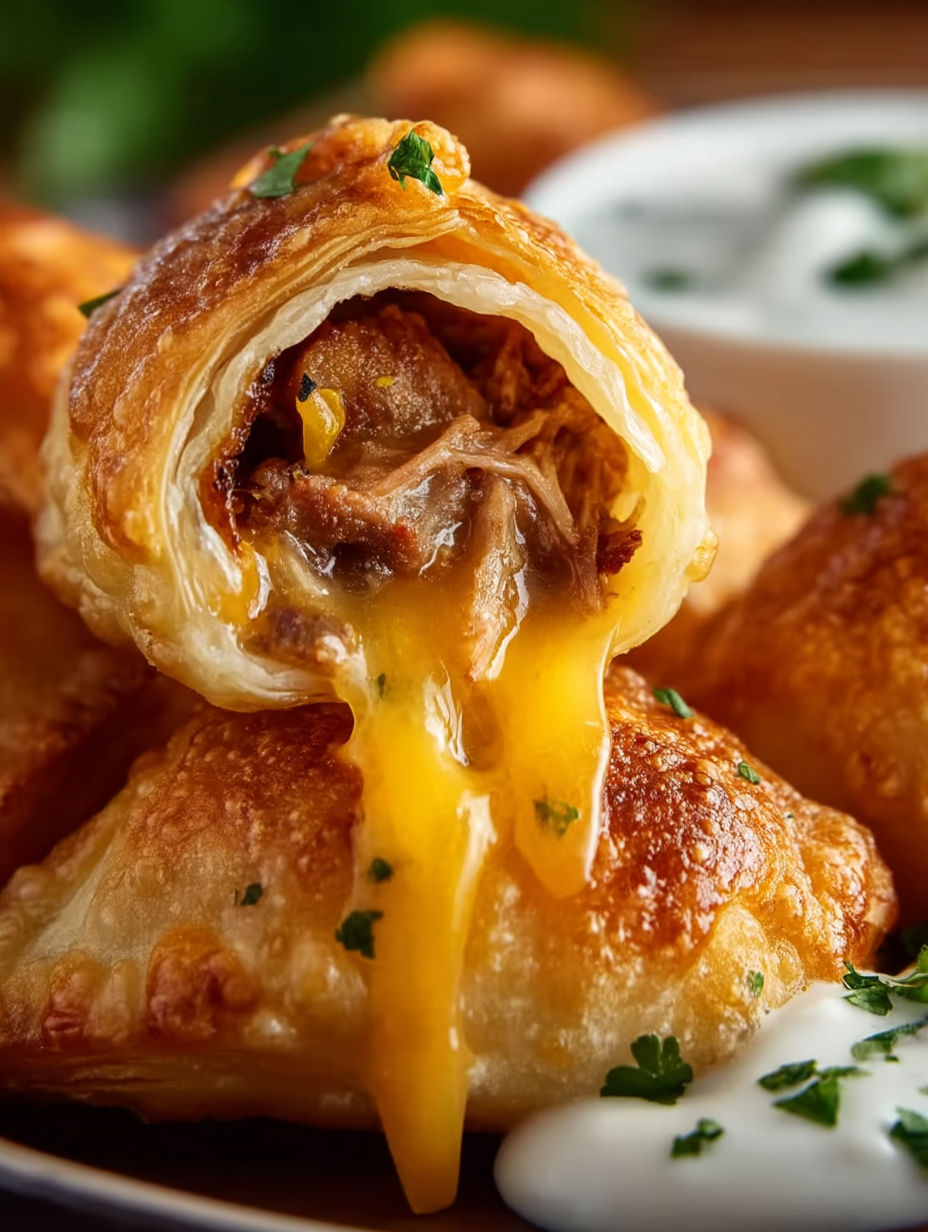 A close up of a taco stuffed shell with cheese oozing out.