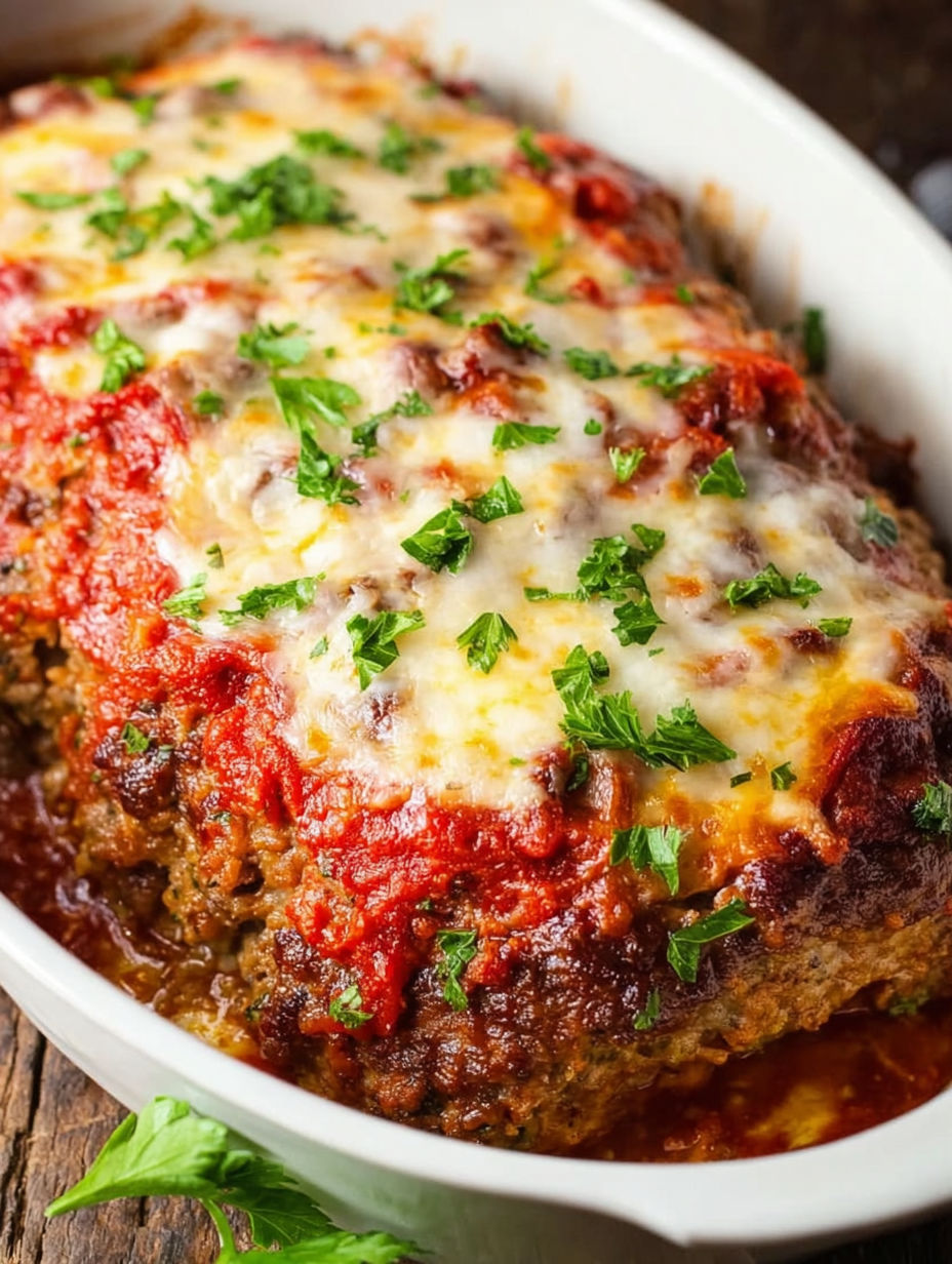A bowl of Italian meatloaf.