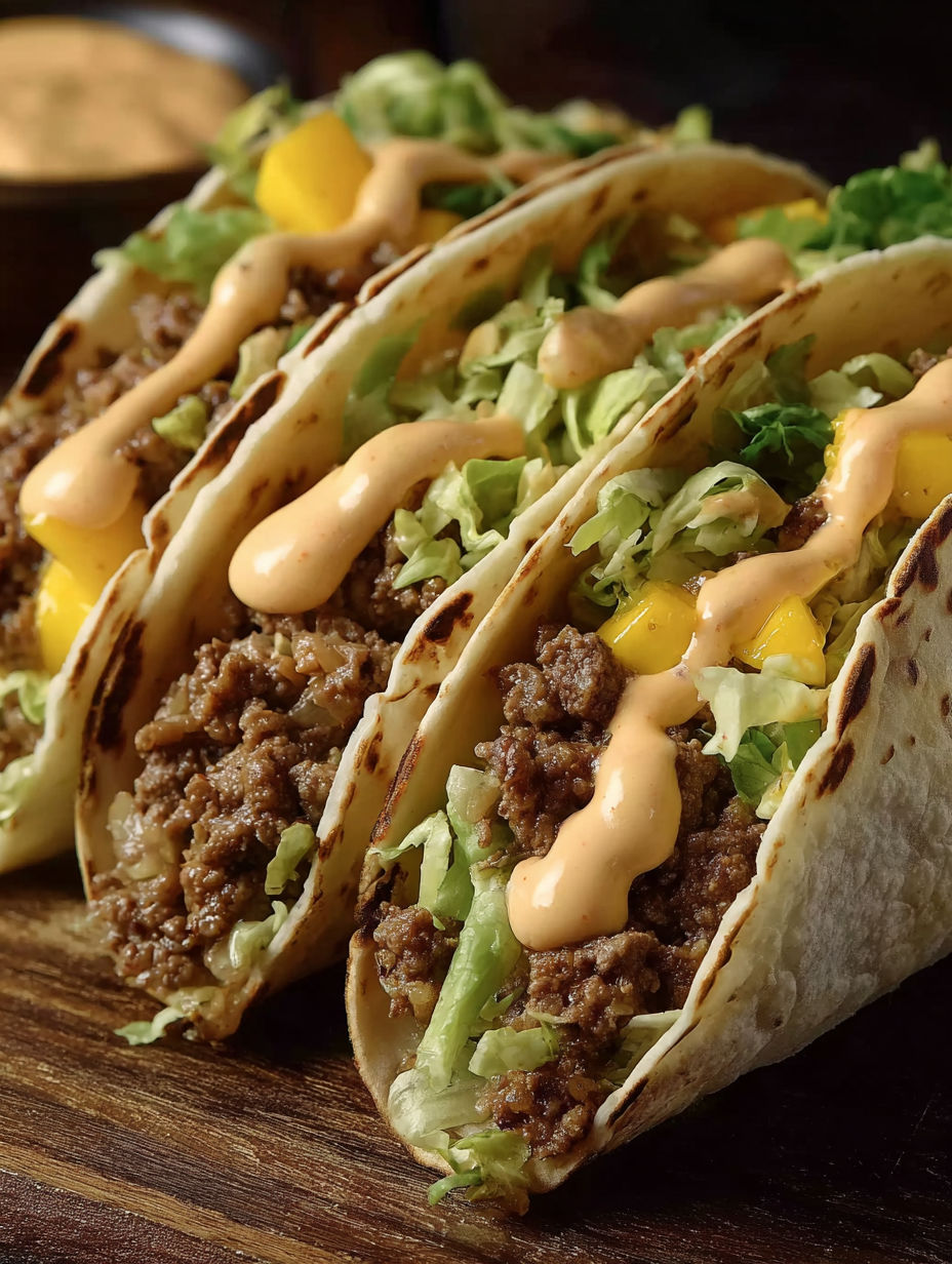 Two tortilla burgers with lettuce and mayonnaise.