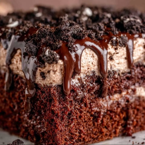 A slice of Oreo Better Than Sex Cake.