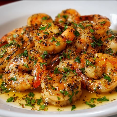 A plate of shrimp with a delicious sauce.