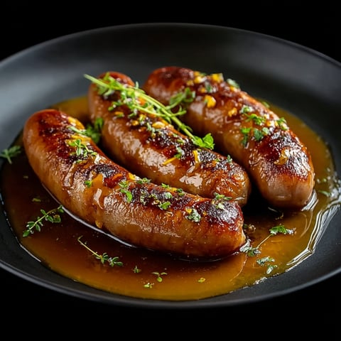 Słodko-Kwaśna Kiełbasa z Miodem i Czosnkiem.
