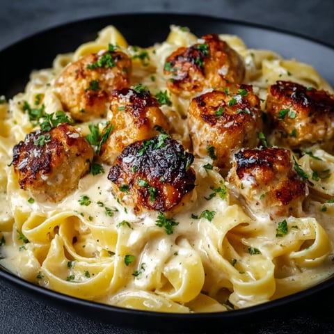 A plate of food with meatballs and pasta.