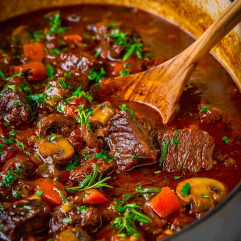 A bowl of French style braised short ribs.