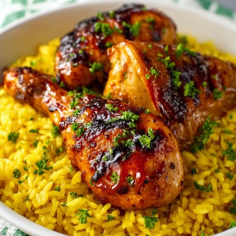 A bowl of rice with two pieces of baked orange chicken.