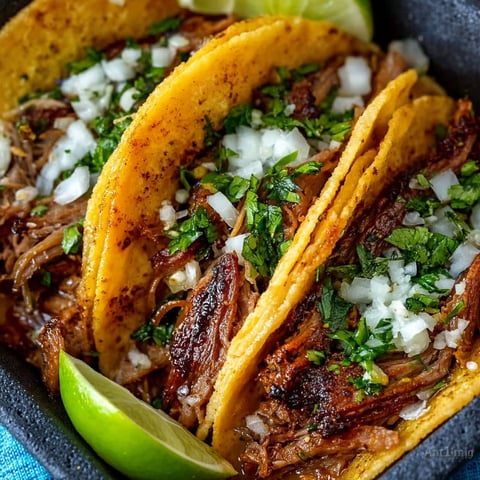 A close up of a crock pot filled with pork carnitas.