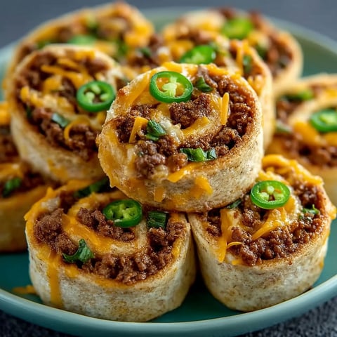 A plate of Cuban sausage pinwheels.