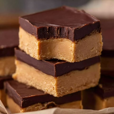 A stack of three buckeye bars.