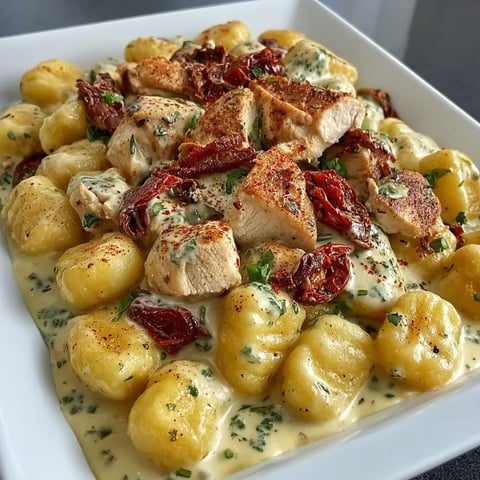 A plate of food with chicken and potatoes.