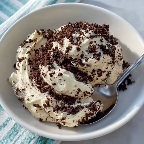 A bowl of Oreo Dirt Cake.